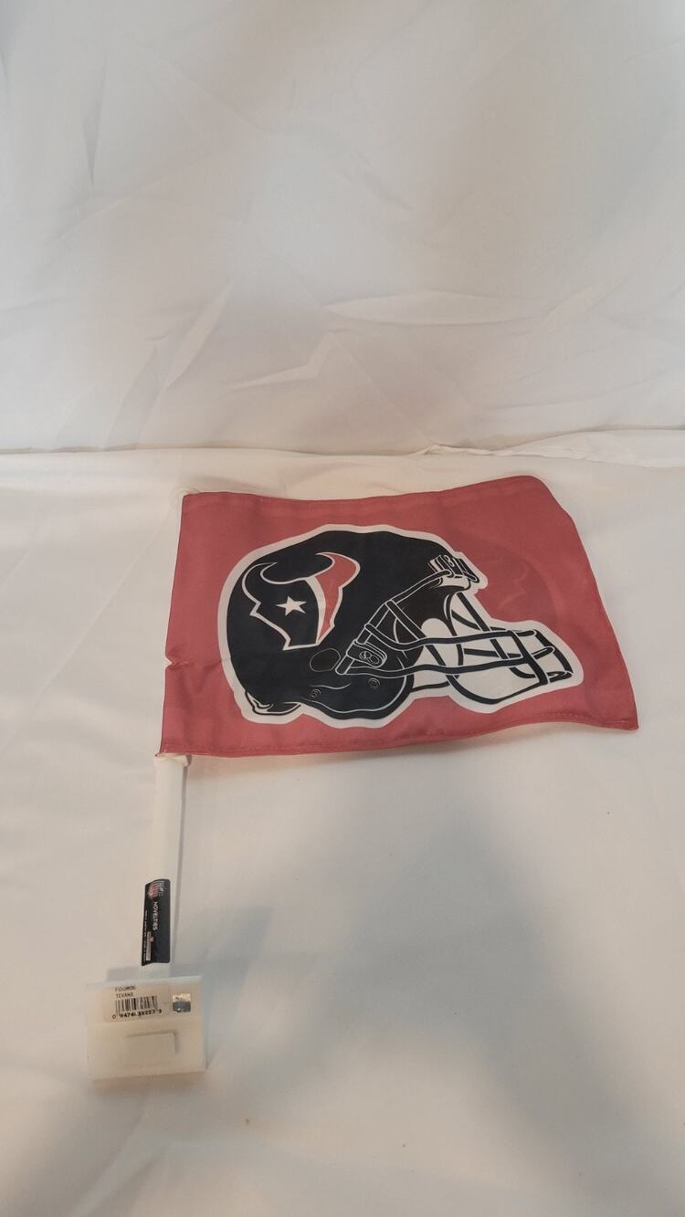 Houston Texans NFL Car Flag Window Mount Auto Flag New Football Fan Gear